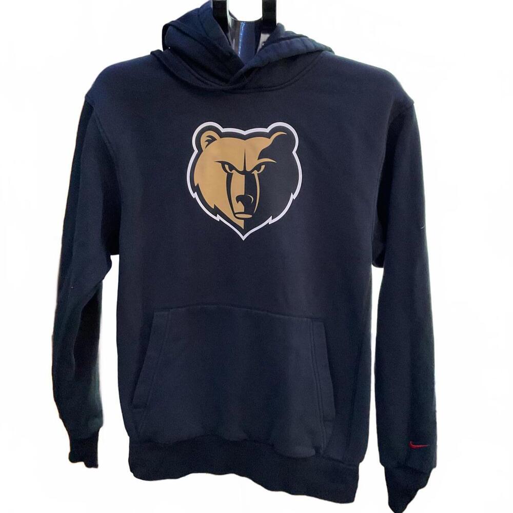 Nike Memphis Grizzlies Navy Blue Hoodie Size Small